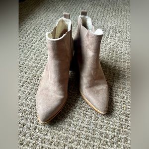 Seychelles taupe booties / Shearling